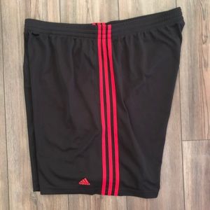 Black & Red adidas Shorts